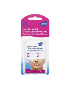 Senti2 parche labial para calenturas o herpes 16 uds