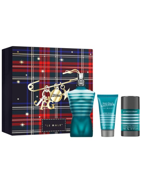 JEAN PAUL GAULTIER LE MALE EDT VAP 125 ML + A/SHAVE + DEO STICK