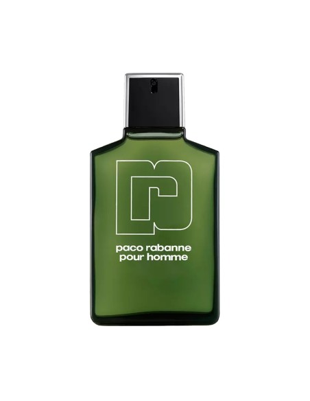 Botella verde de Pour Homme de Paco Rabanne