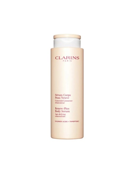 Tratamiento corporal Clarins Renew-Plus con ácidos de flores