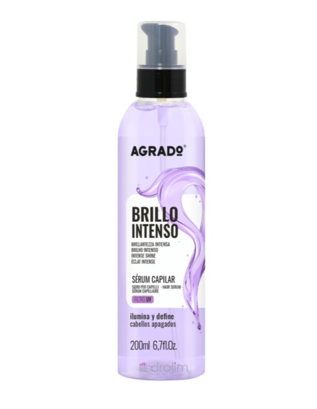 AGRADO Sérum Capilar Brillo Intenso 200 ml