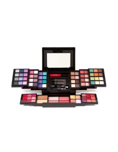 Cofre de maquillaje MYA 77 productos cerrado negro 2