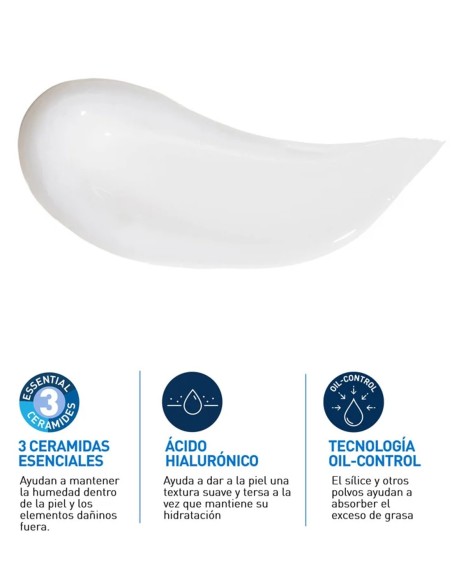 Cuidado facial CeraVe oil control piel grasa