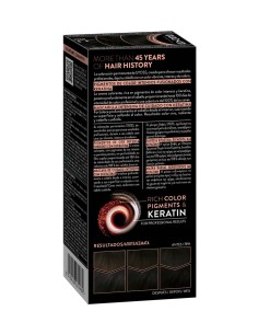 Tinte permanente Syoss 1-1 Negro con Keratina 2