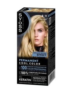 Tinte permanente Syoss 8-11 Rubio Claro frío