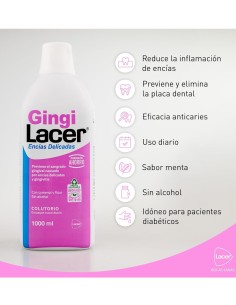 Gingi Lacer Colutorio 1000 ml sin alcohol 2