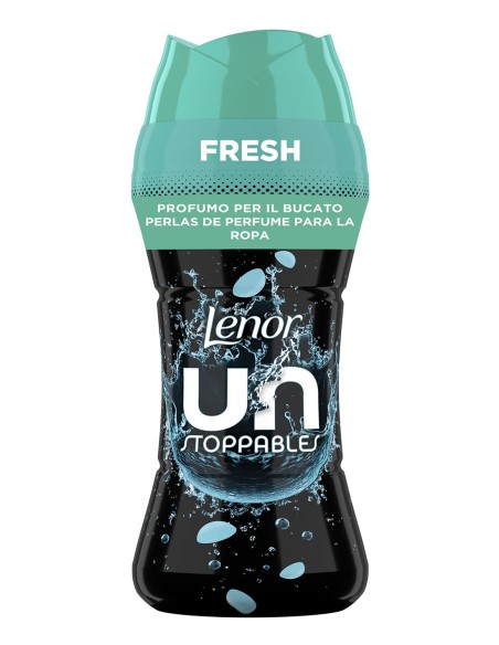 Botella de Lenor Unstoppables Fresh perlas de perfume