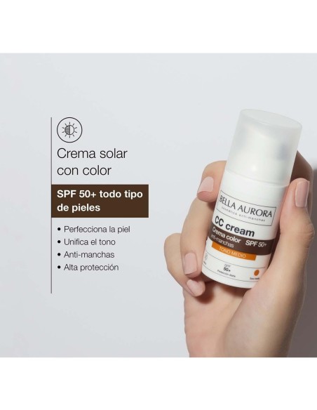 Crema correctora Bella Aurora tono medio 30 ml