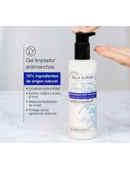 Comprar gel limpiador Bella Aurora para piel con manchas