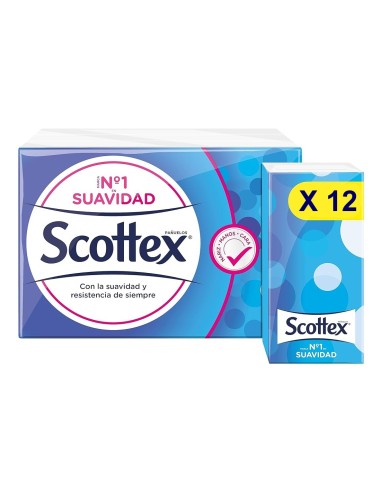 Pañuelos de papel Scottex de bolsillo Nº1 suavidad