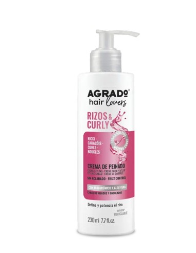 Agrado Crema de Peinado Rizos y Curly sin aclarado