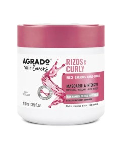 Mascarilla intensiva Agrado Rizos & Curly 400 ml