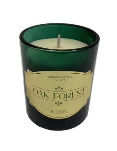Vela aromática Roura Oak Forest vaso verde
