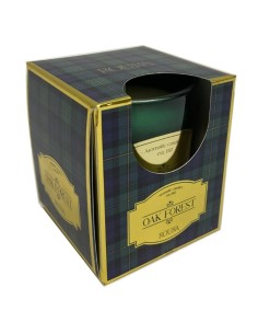Vela aromática Roura Oak Forest vaso verde 2
