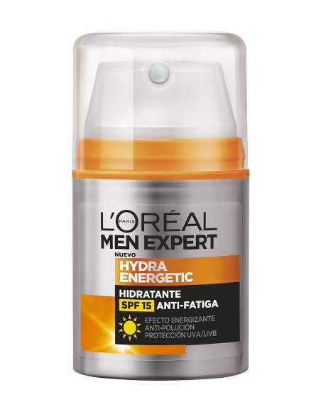 Hidratante antifátiga hombre con Vitamina C y SPF 15