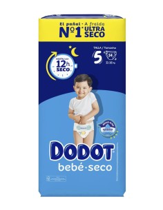 Dodot Bebé Seco Talla 5 54 unidades 11 a 16 kg