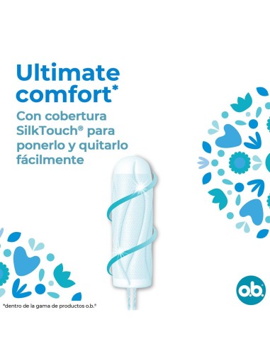 o.b. ProComfort Tampones Mini sin aplicador