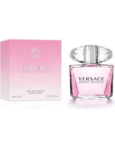 Envase perfume Versace Bright Crystal color rosa cristalino 2