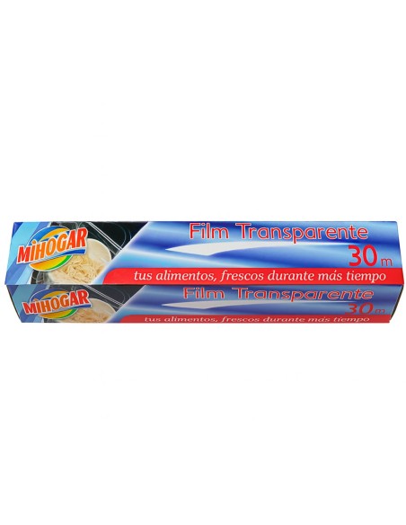 Film transparente Mihogar 30 metros para alimentos