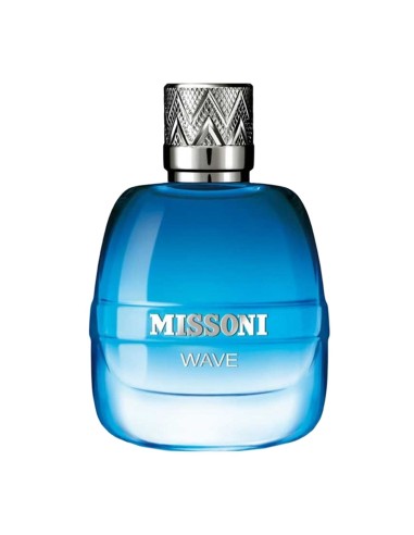 Vista frontal de Missoni Wave Pour Homme EDT vaporizador 50 ml