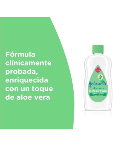 Johnson's Aceite Corporal con Aloe Vera sin ftalatos