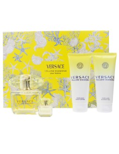 Estuche Versace Yellow Diamond 90ml set de regalo