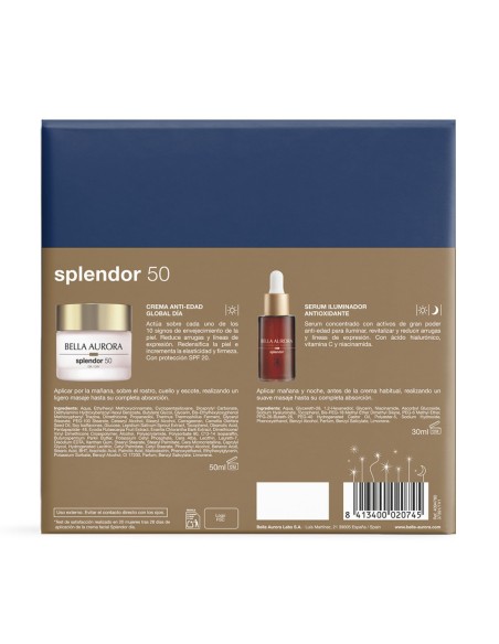 Crema antiedad global SPF 20 y Sérum Vitamina C