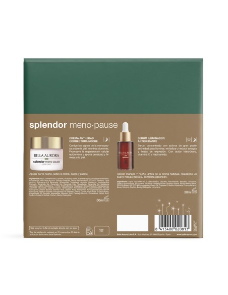Bella Aurora Splendor Menopause Noche + Sérum Vitamina C