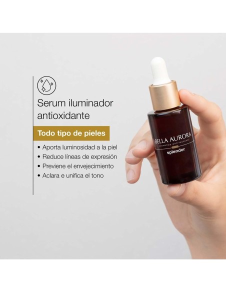 Sérum iluminador antioxidante 30ml Bella Aurora