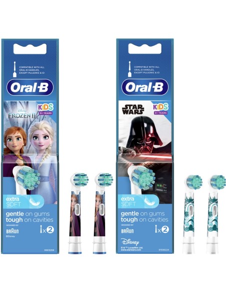 Recambios Oral-B Kids 2 cabezales extra suaves