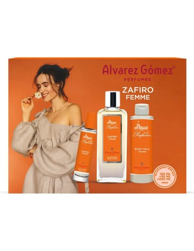 Set regalo Álvarez Gómez Zafiro Femme 150 ml + 30 ml