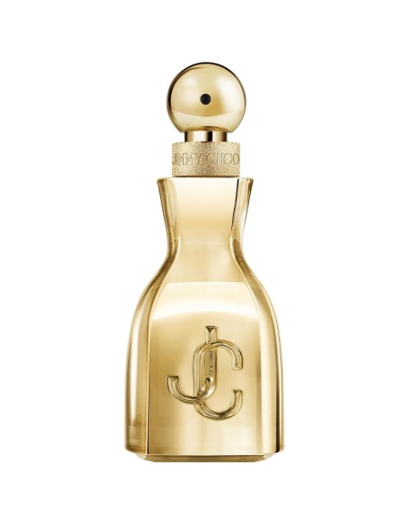 Frasco dorado I Want Choo Le Parfum elegante
