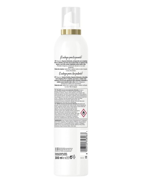 Envase Pantene Pro-V Espuma Perfect Volume 24H