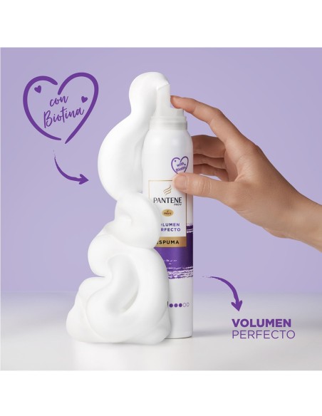 Espuma Pantene Perfect Volume para cabello fino