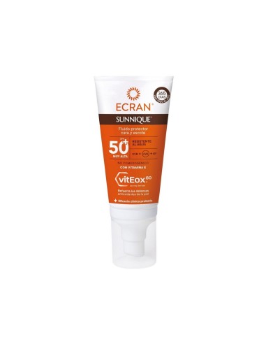 Ecran Sunnique Fluido Protector Cara y Escote 50ml