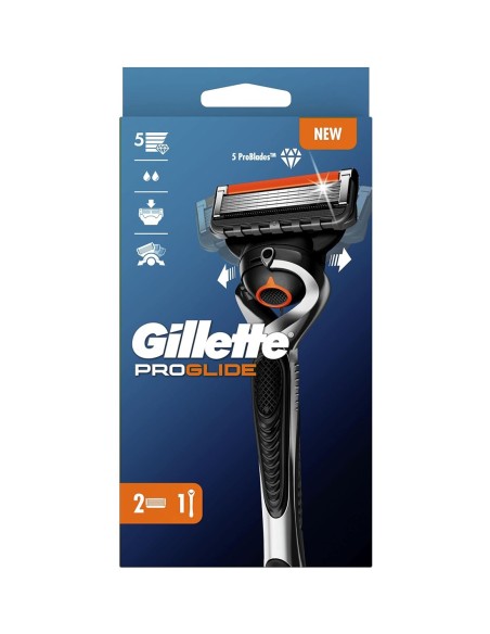 Gillette ProGlide Maquinilla 5 ProBlades + 2 recambios
