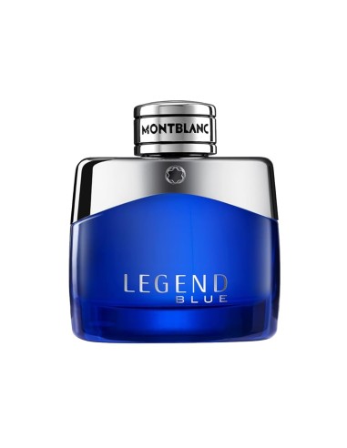 Vista frontal de la fragancia masculina Montblanc Legend Blue EDP 50 ml