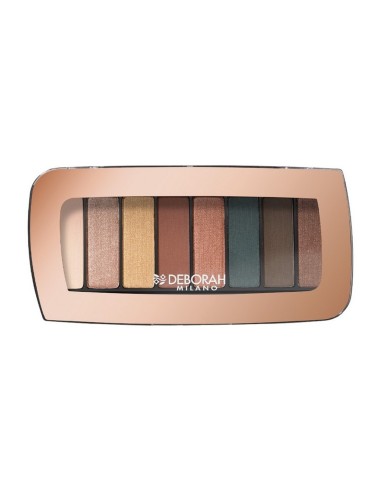 Paleta de maquillaje 8 tonos Deborah Nº3 neutros