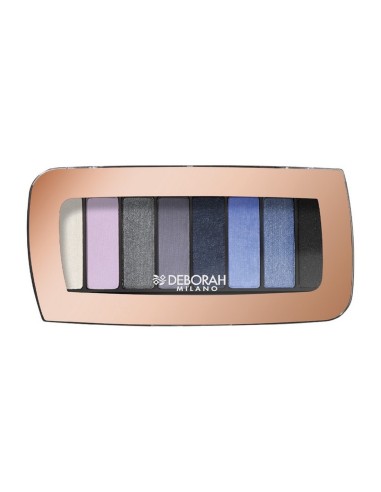 Sombras de ojos Deborah tonos azules y grises