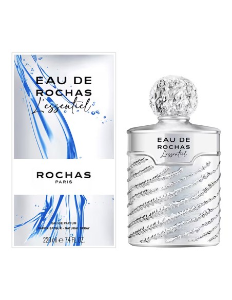 Eau de Rochas L'Essentiel 220 ml en caja y frasco elegante
