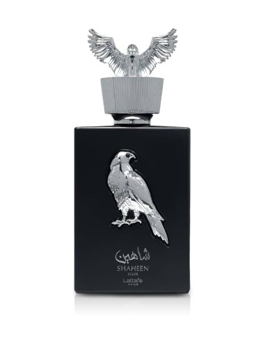 Frasco negro y plata SHAHEEN SILVER 100ml