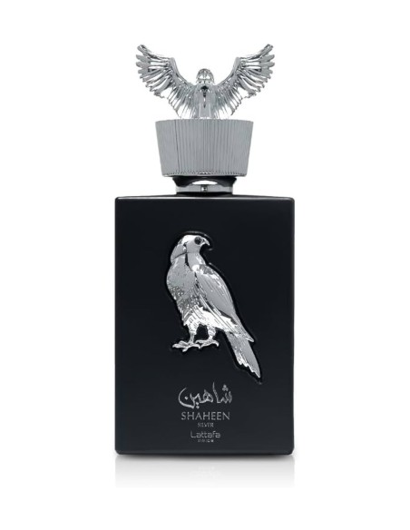 Frasco negro y plata SHAHEEN SILVER 100ml