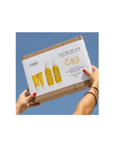 Estuche regalo cosmética facial Ziaja con vitaminas C y B3
