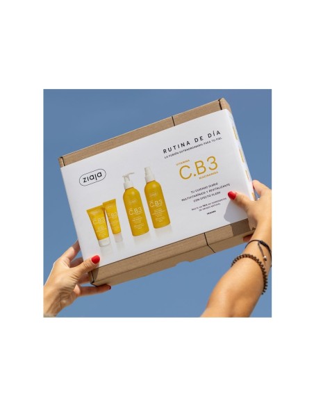 Estuche regalo cosmética facial Ziaja con vitaminas C y B3