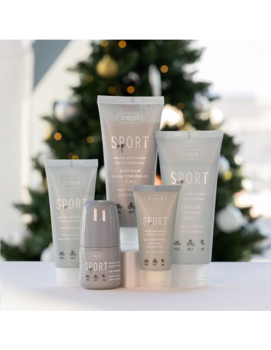 Kit de higiene para gimnasio Ziaja Sport unisex con SPF 50