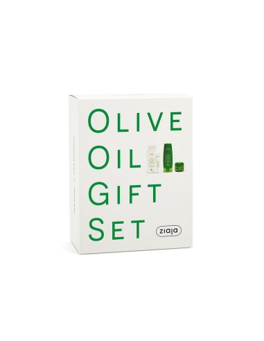 Estuche de regalo Ziaja Oliva con tres productos de cuidado
