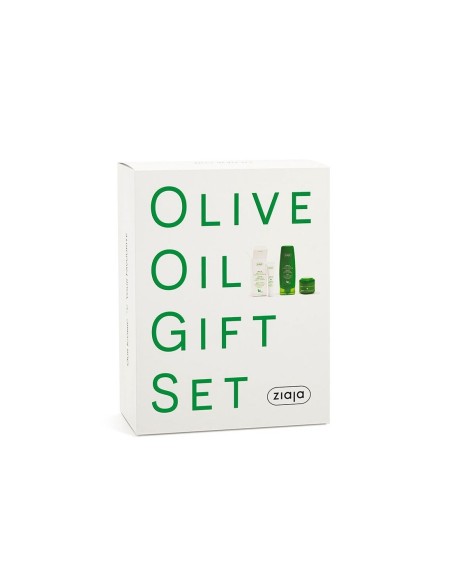 Estuche de regalo Ziaja Oliva con tres productos de cuidado