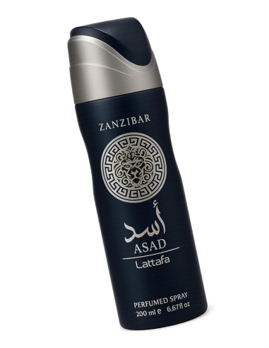 Spray corporal perfumado Lattafa Asad Zanzibar original