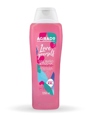 Bote XXL gel de ducha Agrado Love Yourself formulacion vegana