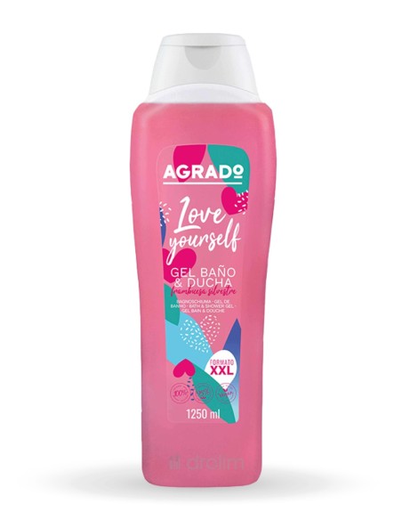 Bote XXL gel de ducha Agrado Love Yourself formulacion vegana